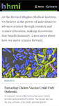 Mobile Screenshot of hhmi.org
