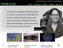 Tablet Screenshot of hhmi.org